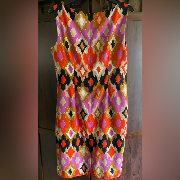 Kasper Sheath Dress, Size 10, Multicolored - Picture 2 of 5